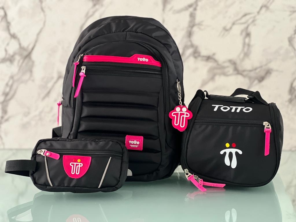 Combo TOTTO - Morral, cartuchera y lonchera😲🚨